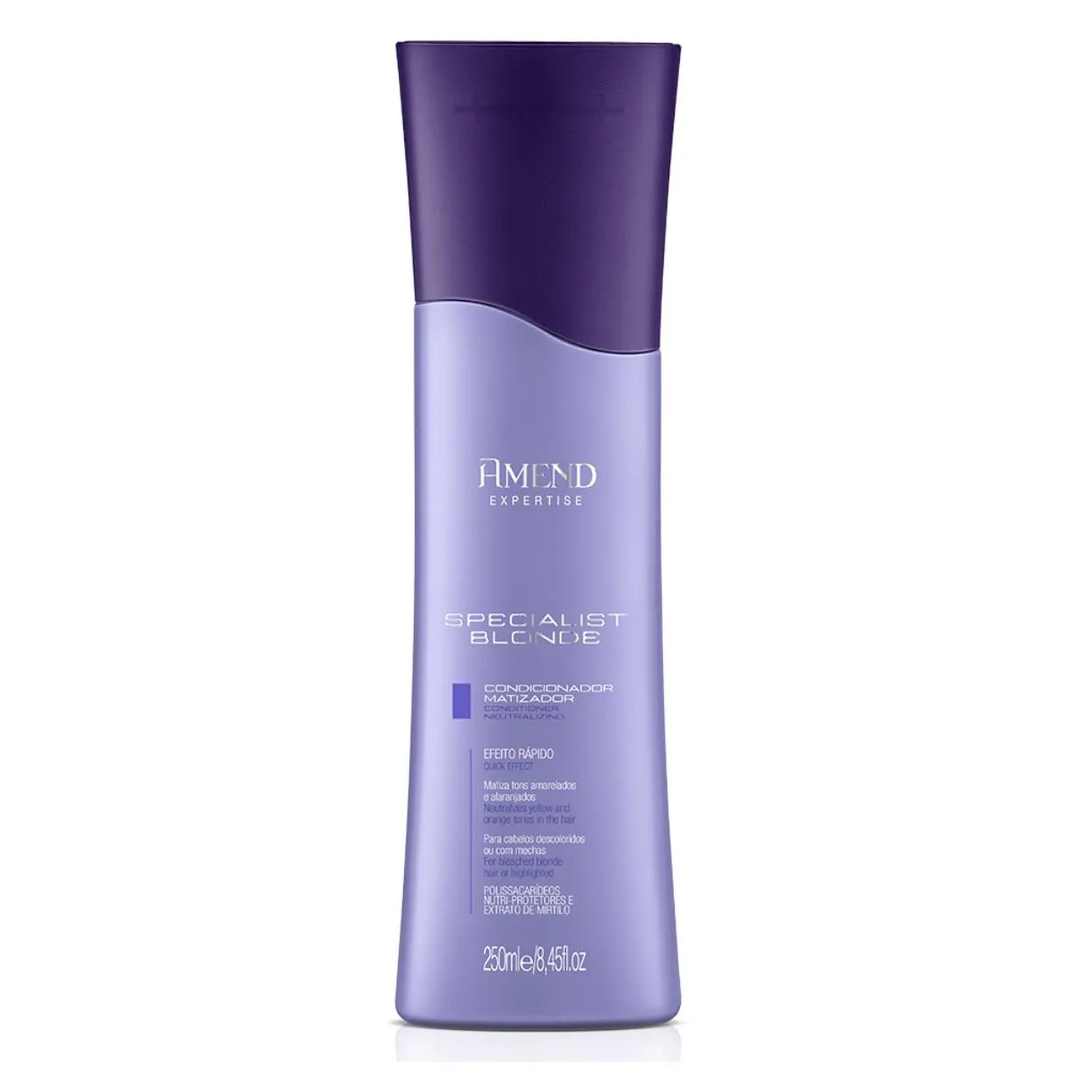 Condicionador Matizador Amend Expertise Specialist Blonde Neutralização de Tons Amarelados 250ml