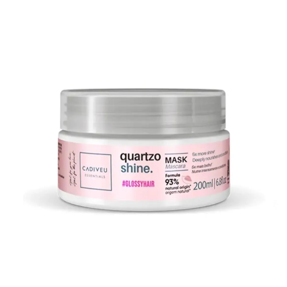 CADIVEU BOCA ROSA HAIR QUARTZO SHINE MASCARA 200ML - NOVO
