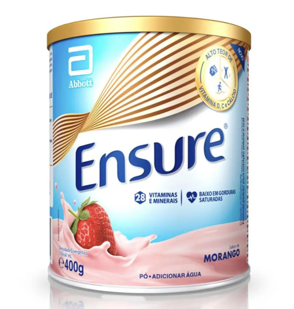 ENSURE MORANGO SUPLEMENTO IDOSO SENIOR 400G