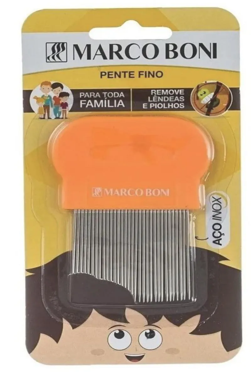 LENDEAS E PIOLHOS PENTE FINO EM AçO INOX