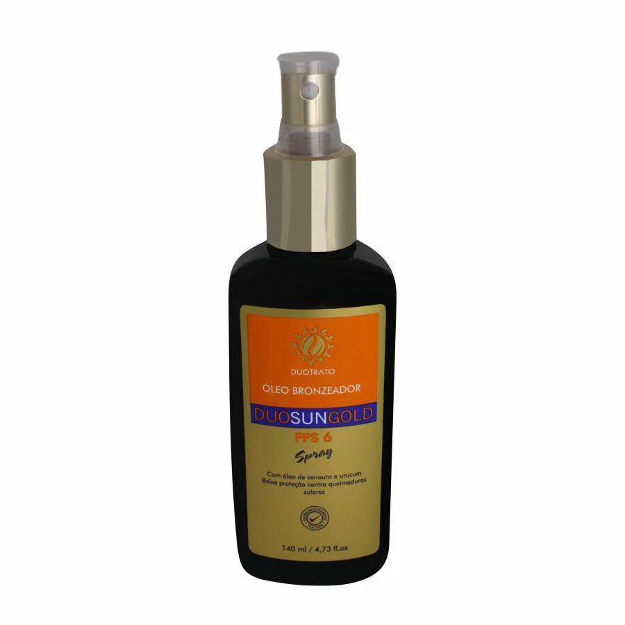 ÓLEO BRONZEADOR DUO SUN GOLD FPS 6 – 140ML DUOTRATO