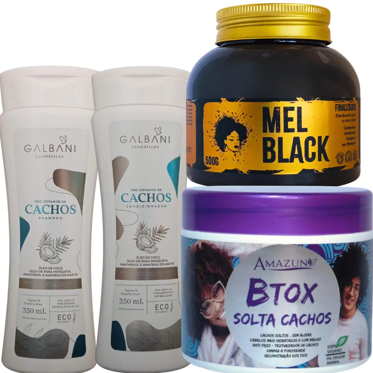 KIT BOTOX SOLTA CACHOS - FINALIZADOR -SHAMPOO-CONDICIONADOR
