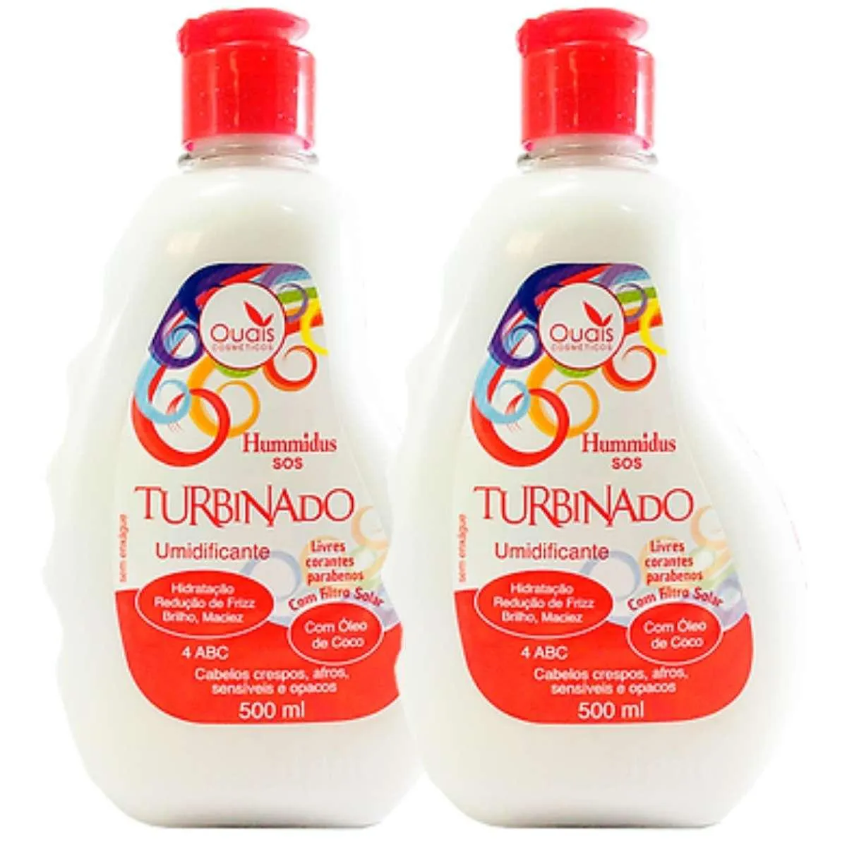 KIT 02 CREME PARA PENTEAR SOS HUMMIDUS TURBINADO 500ML