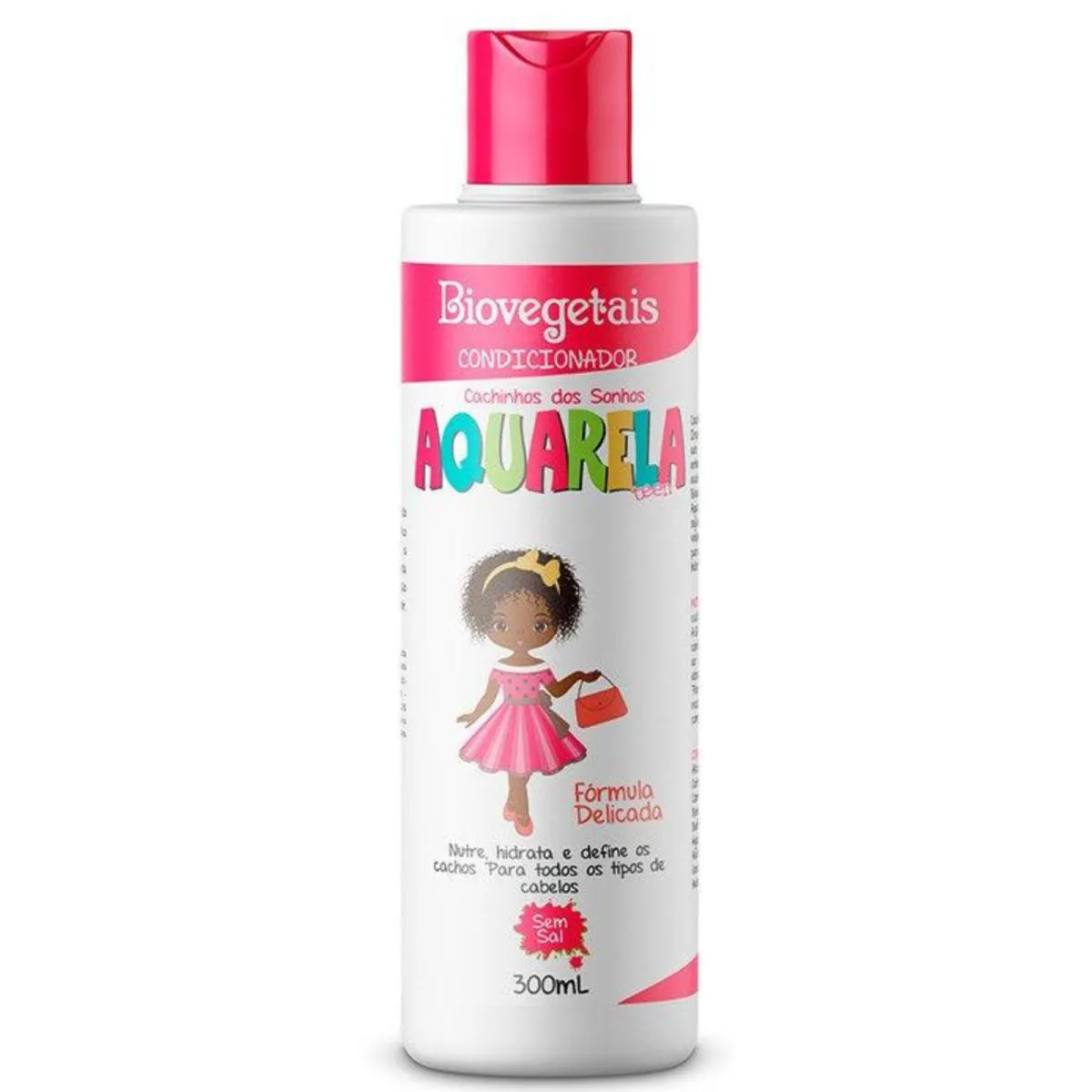 CONDICIONADOR AQUARELA TEEN CACHINHOS DOS SONHOS BIOVEGETAIS - 300ML