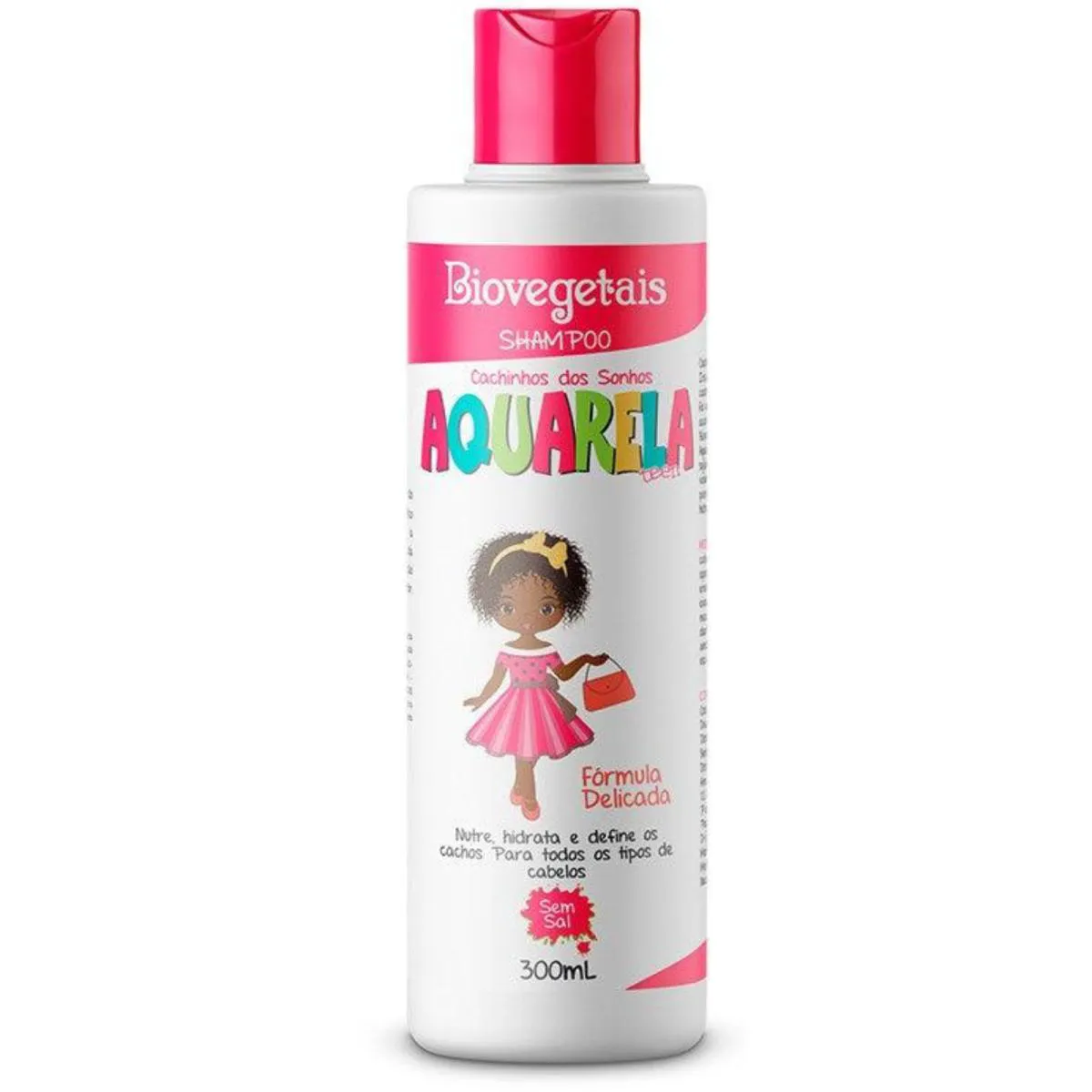 SHAMPOO AQUARELA TEEN CACHINHOS DOS SONHOS BIOVEGETAIS - 300ML