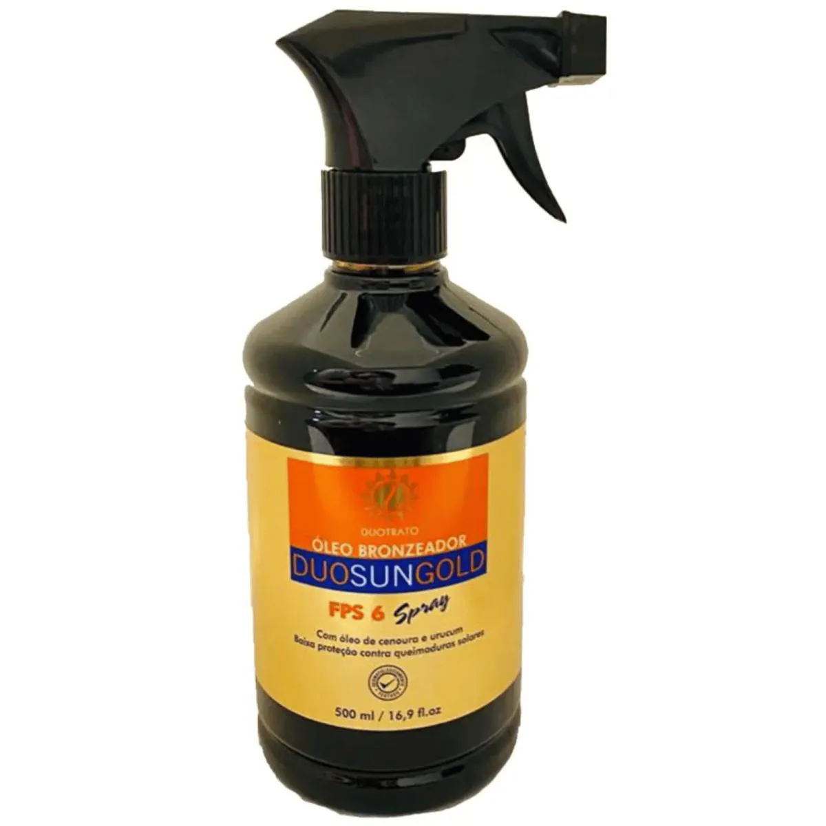 ÓLEO BRONZEADOR DUO SUN GOLD FPS 6 – 500ML DUOTRATO