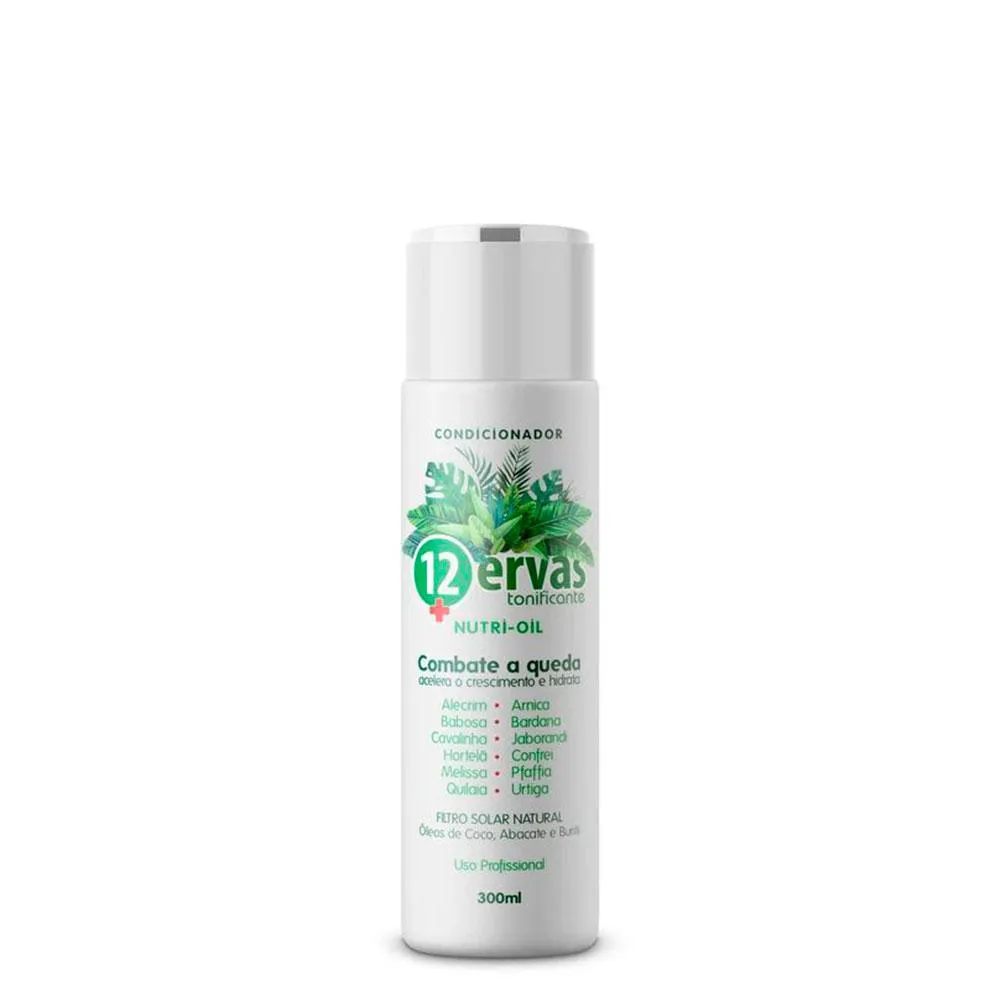 CONDICIONADOR 12 ERVAS NUTRI OIL TRIHAIR 300ML