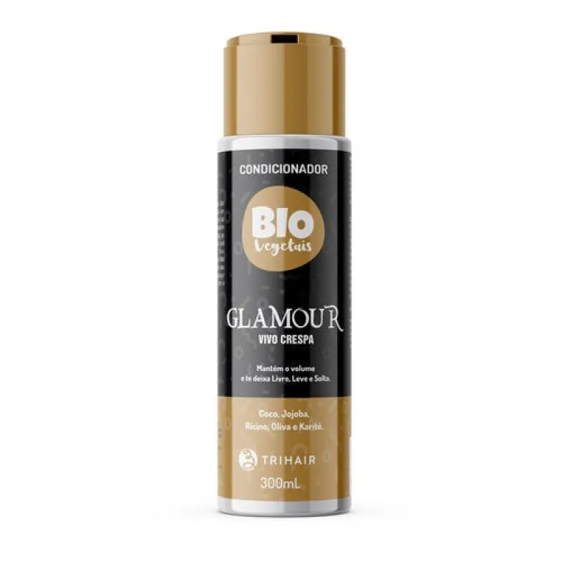 CONDICIONADOR GLAMOUR VIVO CRESPA - BIOVEGETAIS - 300ML