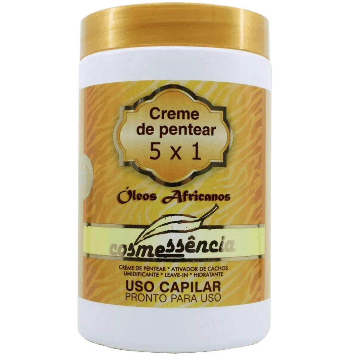 CREME PARA PENTEAR OLEOS AFRICANOS AMAZUN 1KG