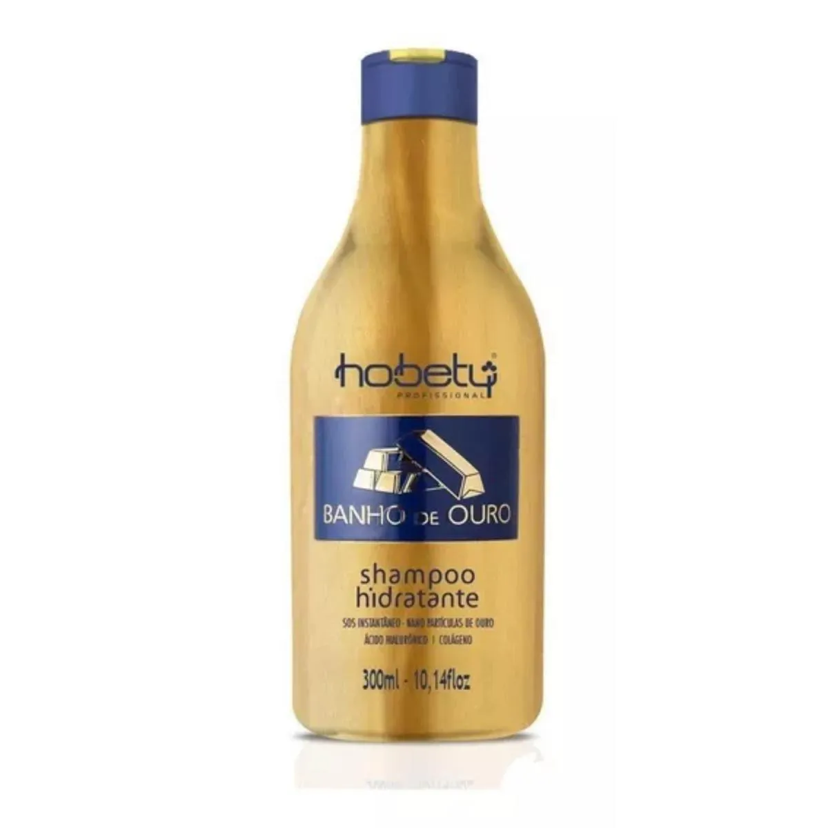 Shampoo Hobety Banho de Ouro Preenchimento de Porosidade 300ml