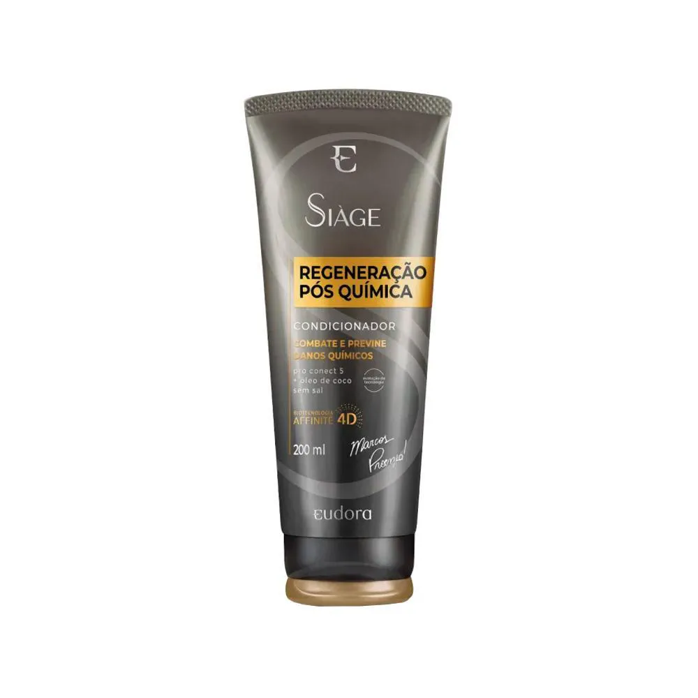 EUDORA SIáGE REGENERAçãO PóS QUíMICA 4D CONDICIONADOR 200ML