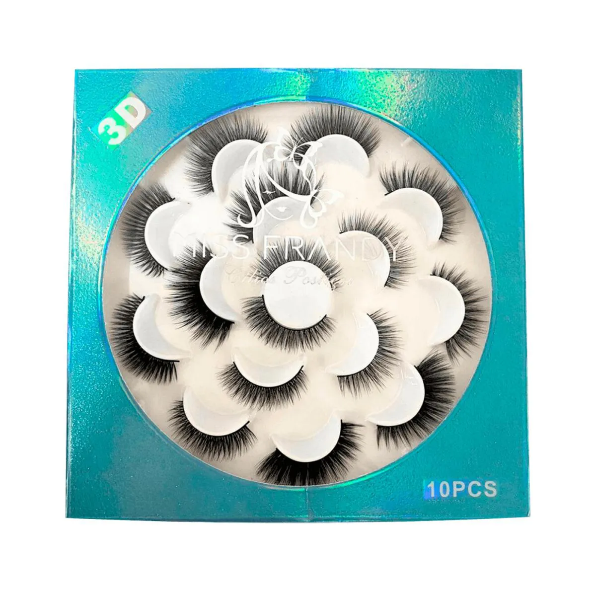KIT MISS FRANDY - CíLIOS POSTIçOS COM 10 PARES