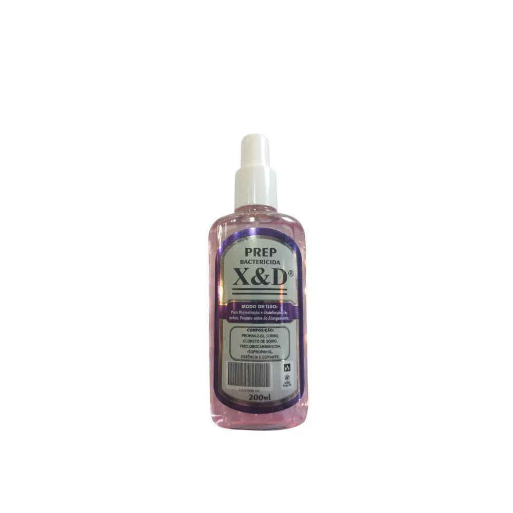 PREP BACTERICIDA SPRAY DE UNHAS 200ML X&D