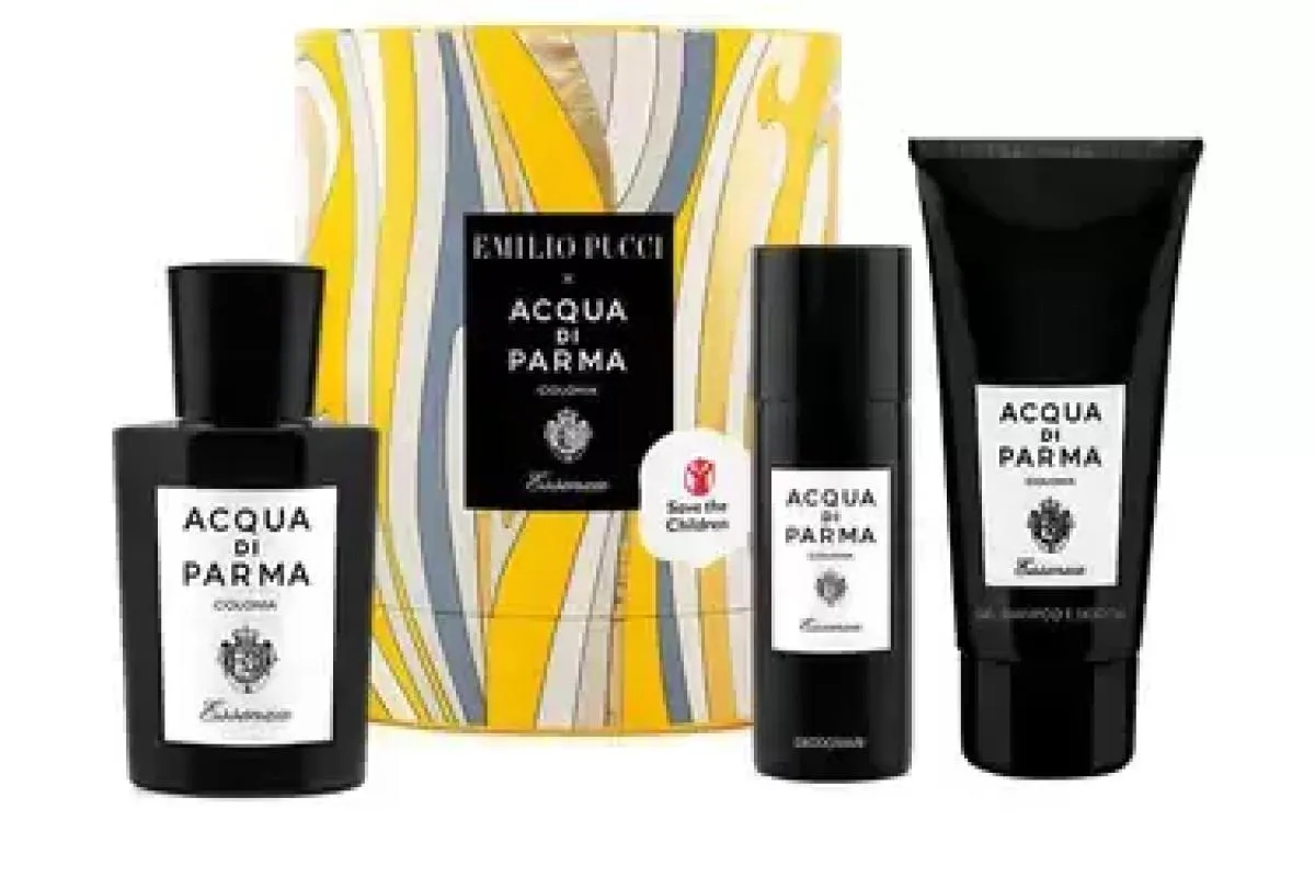 Kit Colônia Essenza Acqua Di Parma Eau de Cologne 100ml - Perfume Feminino + Gel de Banho 75ml + Desodorante Spray 50ml