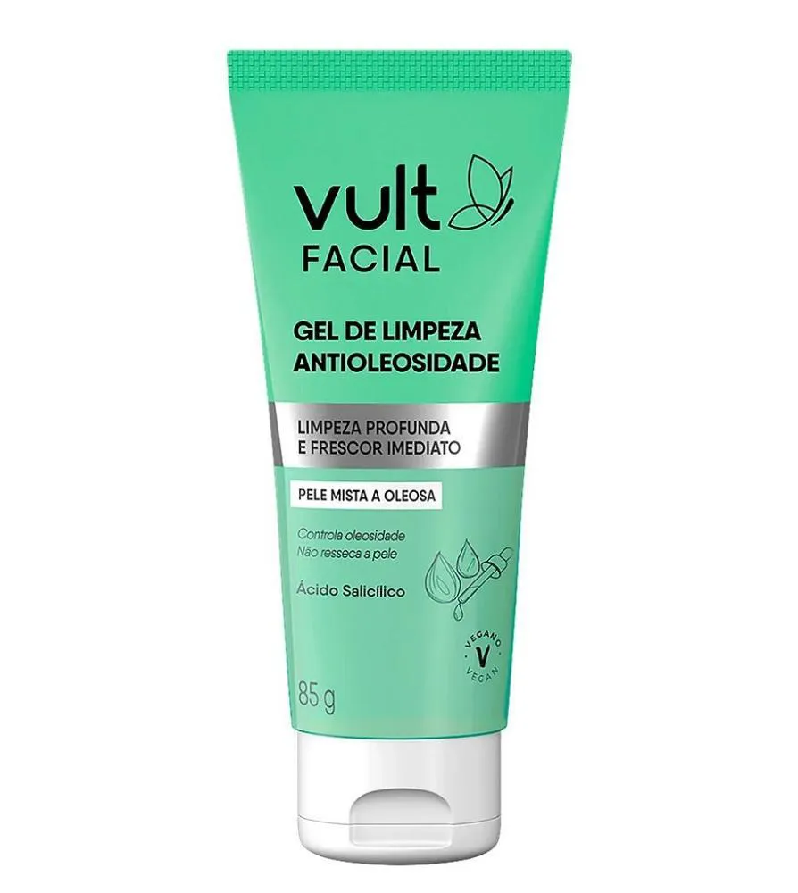 VULT GEL DE LIMPEZA FACIAL ANTIOLEOSIDADE 85G