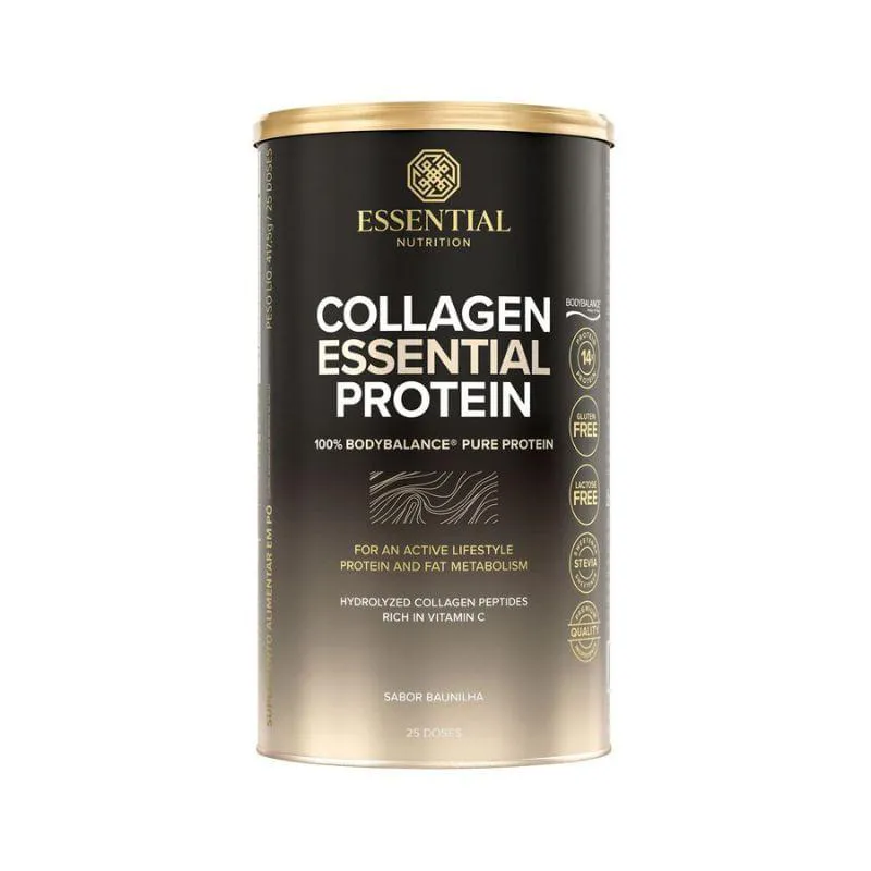 COLLAGEN ESSENTIAL PROTEIN BAUNILHA ESSENTIAL NUTRITION 417,5G