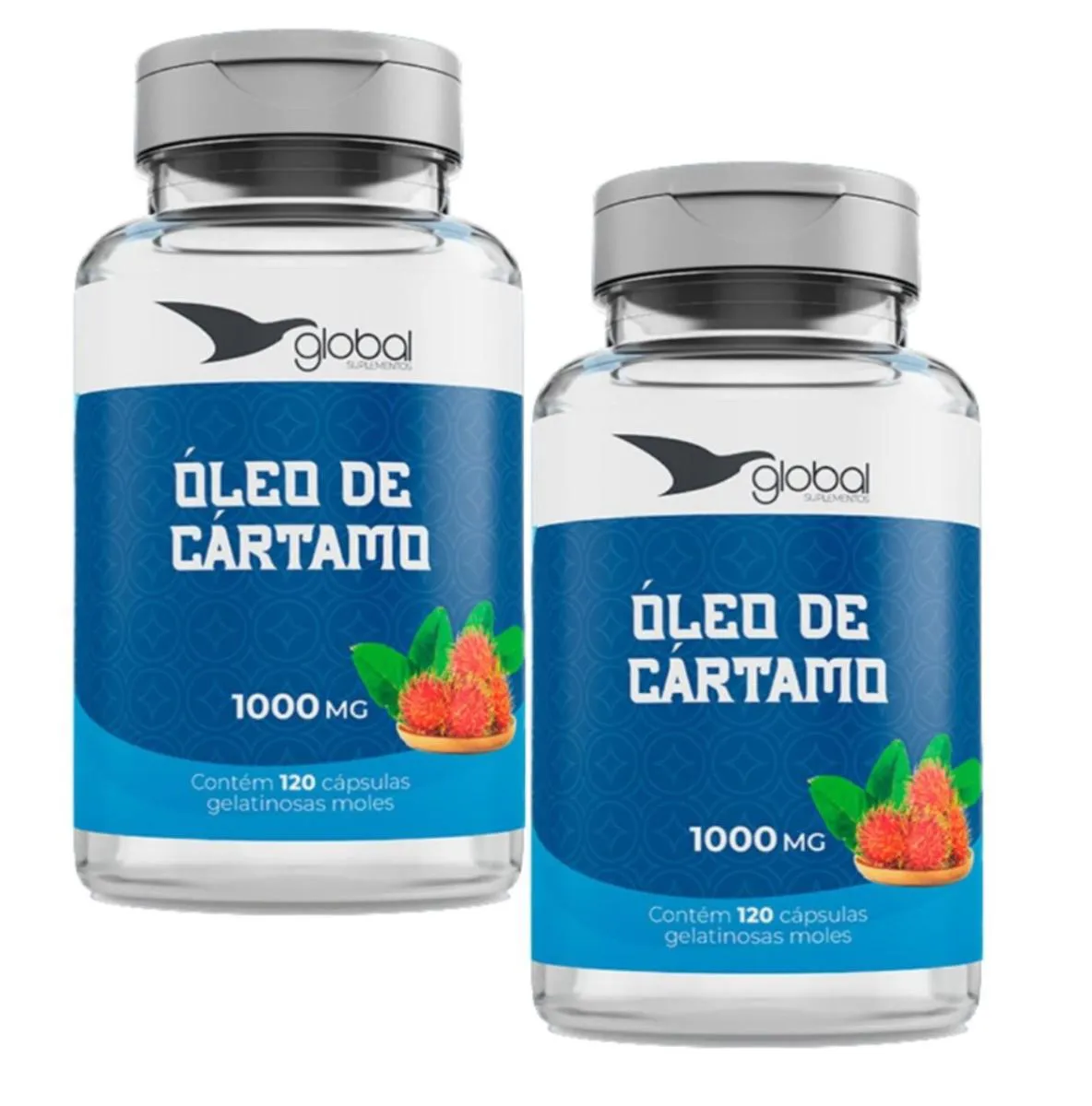 2X ÓLEO DE CáRTAMO- 1000MG POR CáPSULA- 120 CAPS. GLOBAL