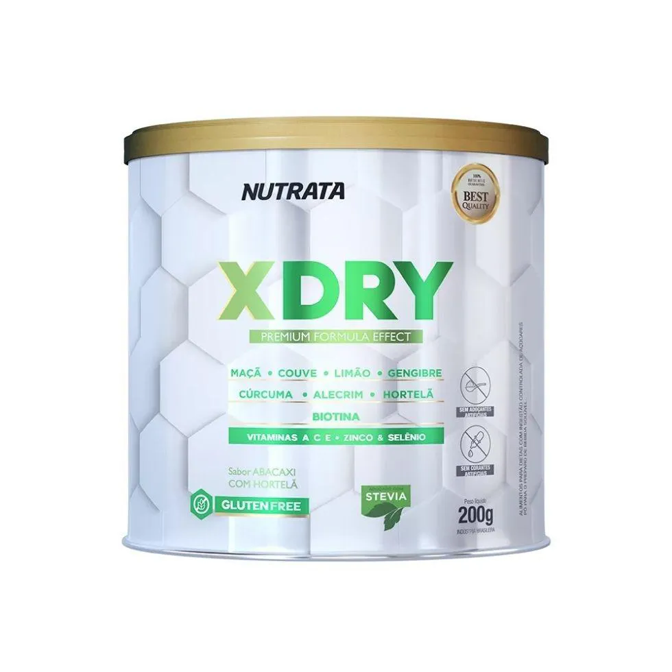 X DRY (200G) - SABOR: ABACAXI COM HORTELã