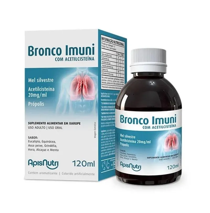 BRONCO IMUNI + ACETILCISTEíNA (120ML) - PADRãO: ÚNICO