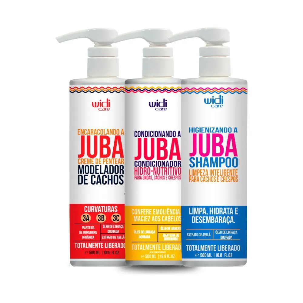 Widi Care Kit Encaracolando a Juba Trio (3 Produtos)