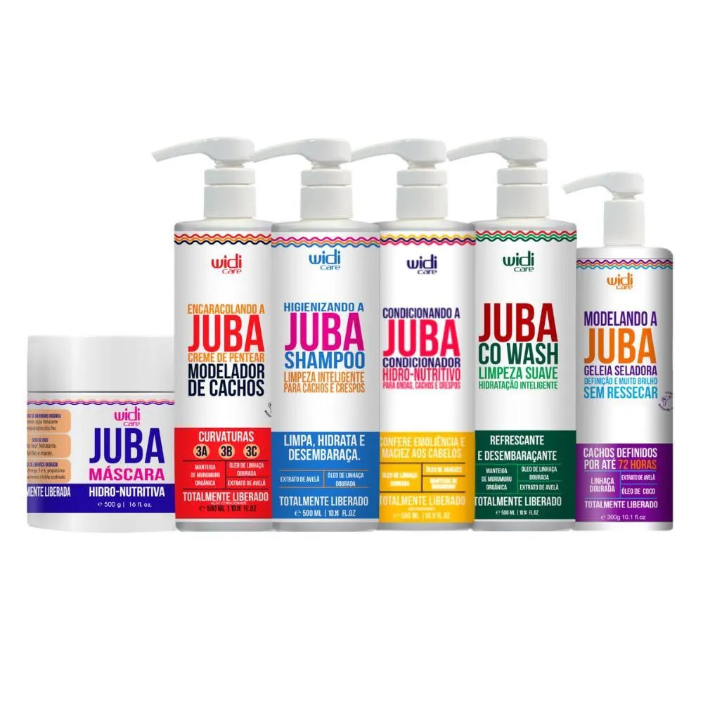 Widi Care Kit Encaracolando A Juba Co Wash Geleia (6 Produtos)