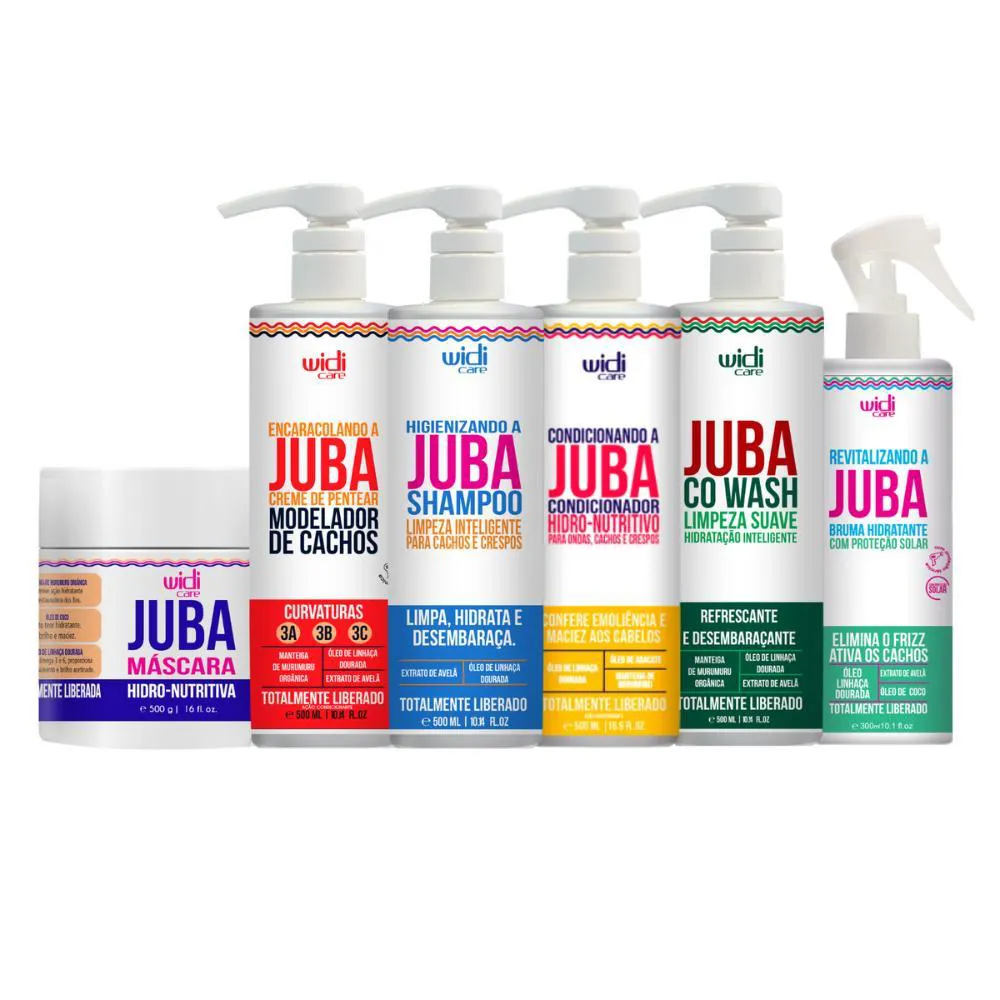 Widi Care Kit Encaracolando A Juba Co Wash Revitalizante (6 Produtos)