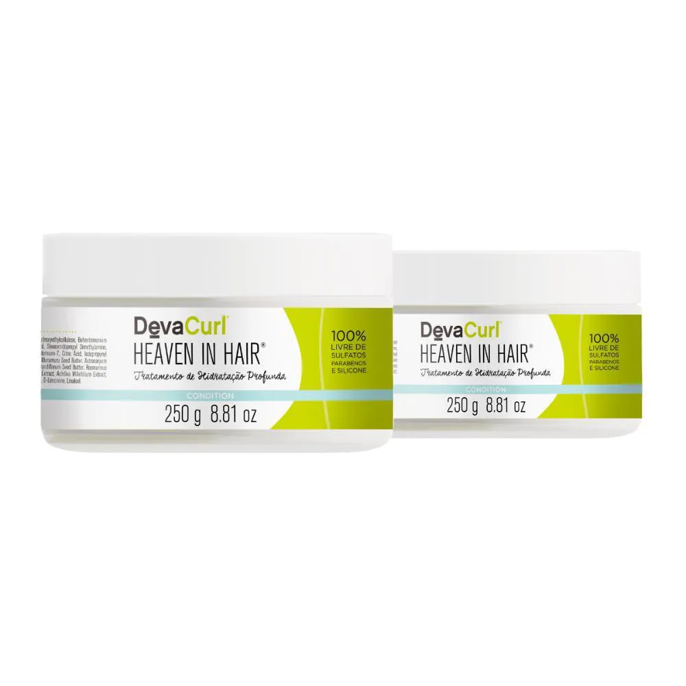 KIT DEVA CURL DUO HEAVEN IN HAIR MáSCARA CAPILAR 250G