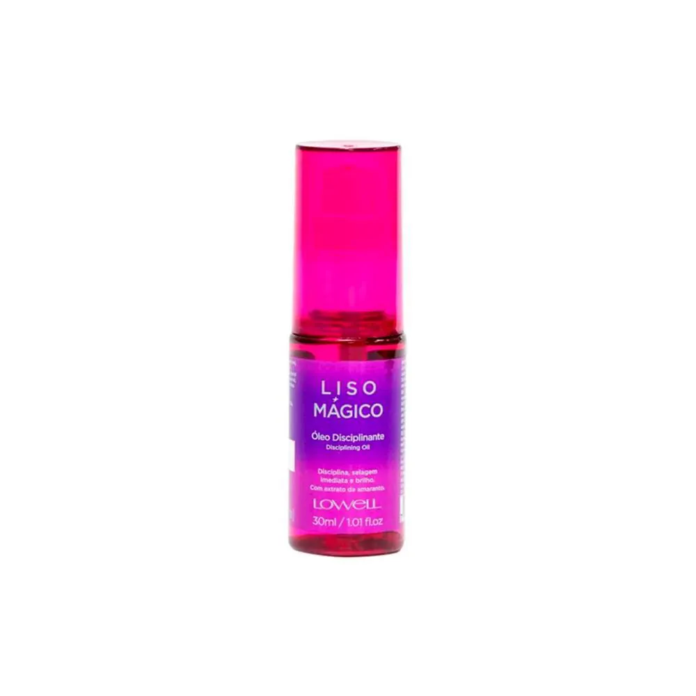 Óleo Capilar Disciplinante Lowell Liso Mágico 30ml