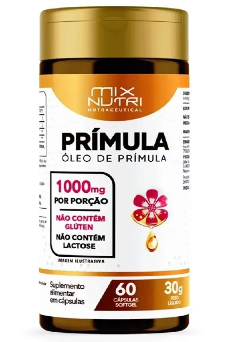 NUTRACEUTICAL OLEO DE PRIMULA 60 CAPS 1000MG Natural