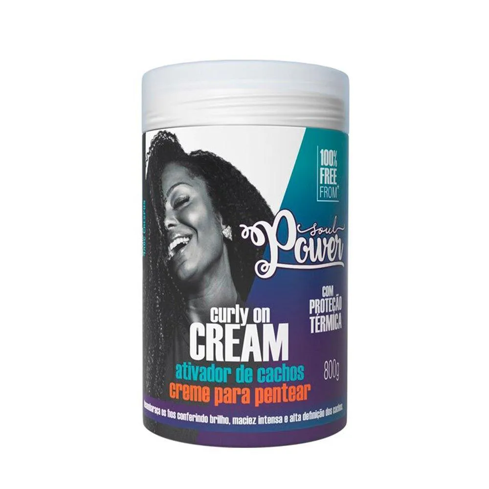 ATIVADOR DE CACHOS SOUL POWER CURLY ON CREAM 500ML