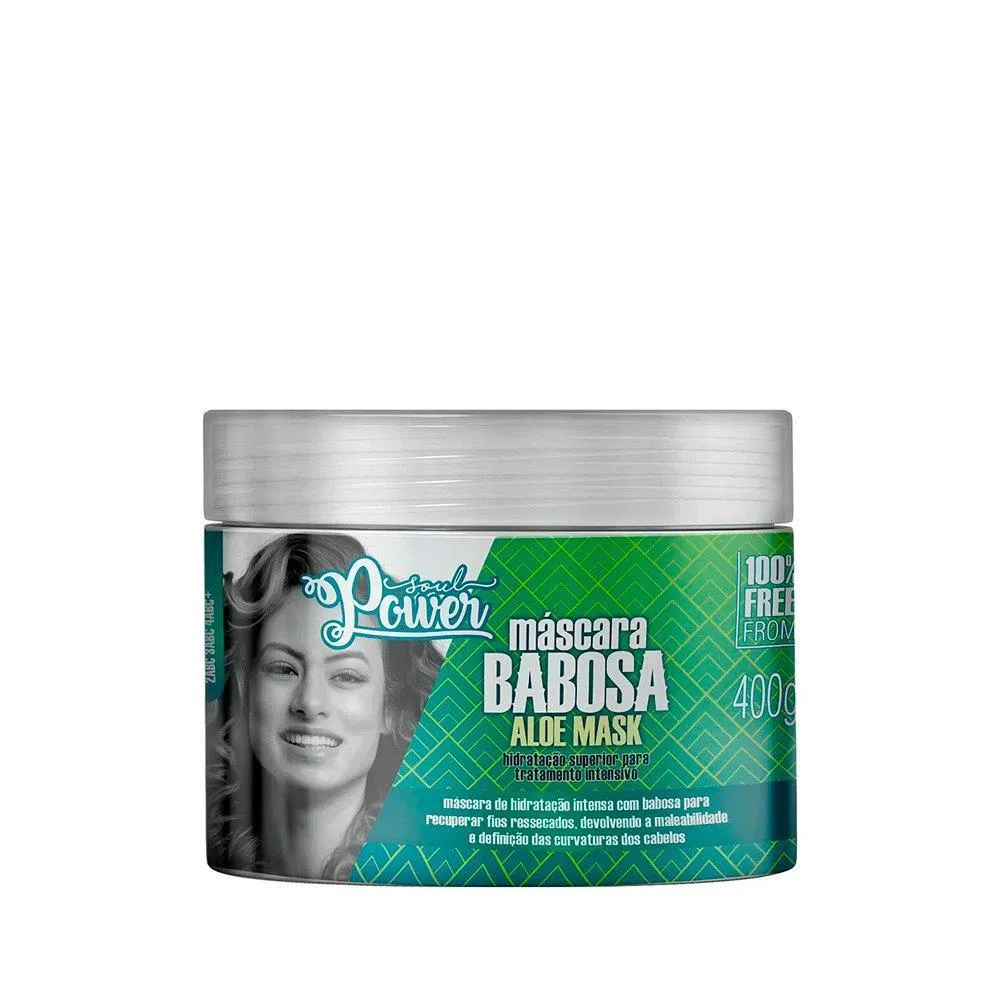MáSCARA SOUL POWER BABOSA E ALOE MASK 400G