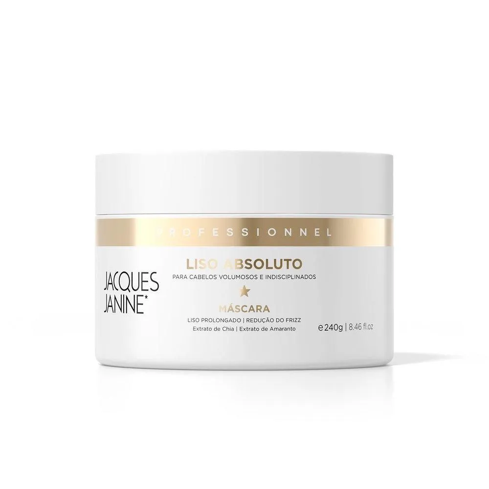 MáSCARA JACQUES JANINE LISO ABSOLUTO - 240G