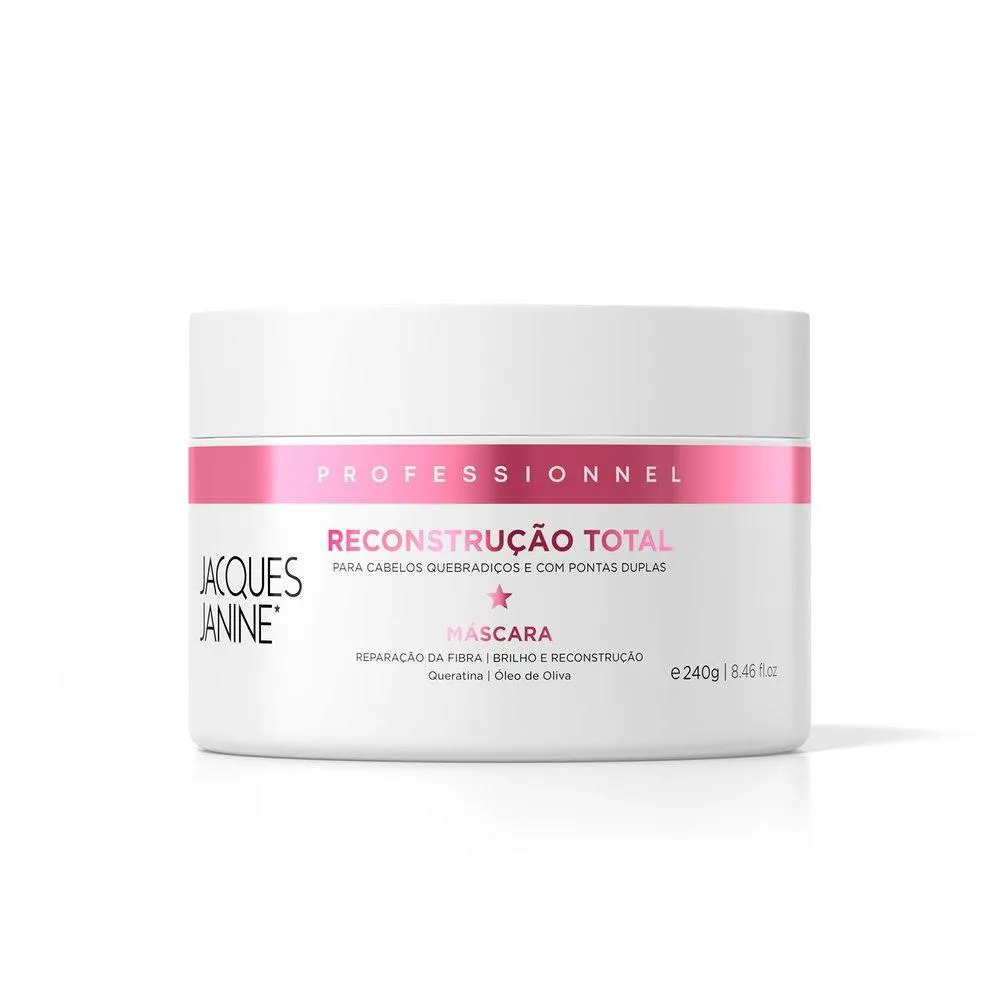 MáSCARA JACQUES JANINE RECONSTRUçãO TOTAL - 240G