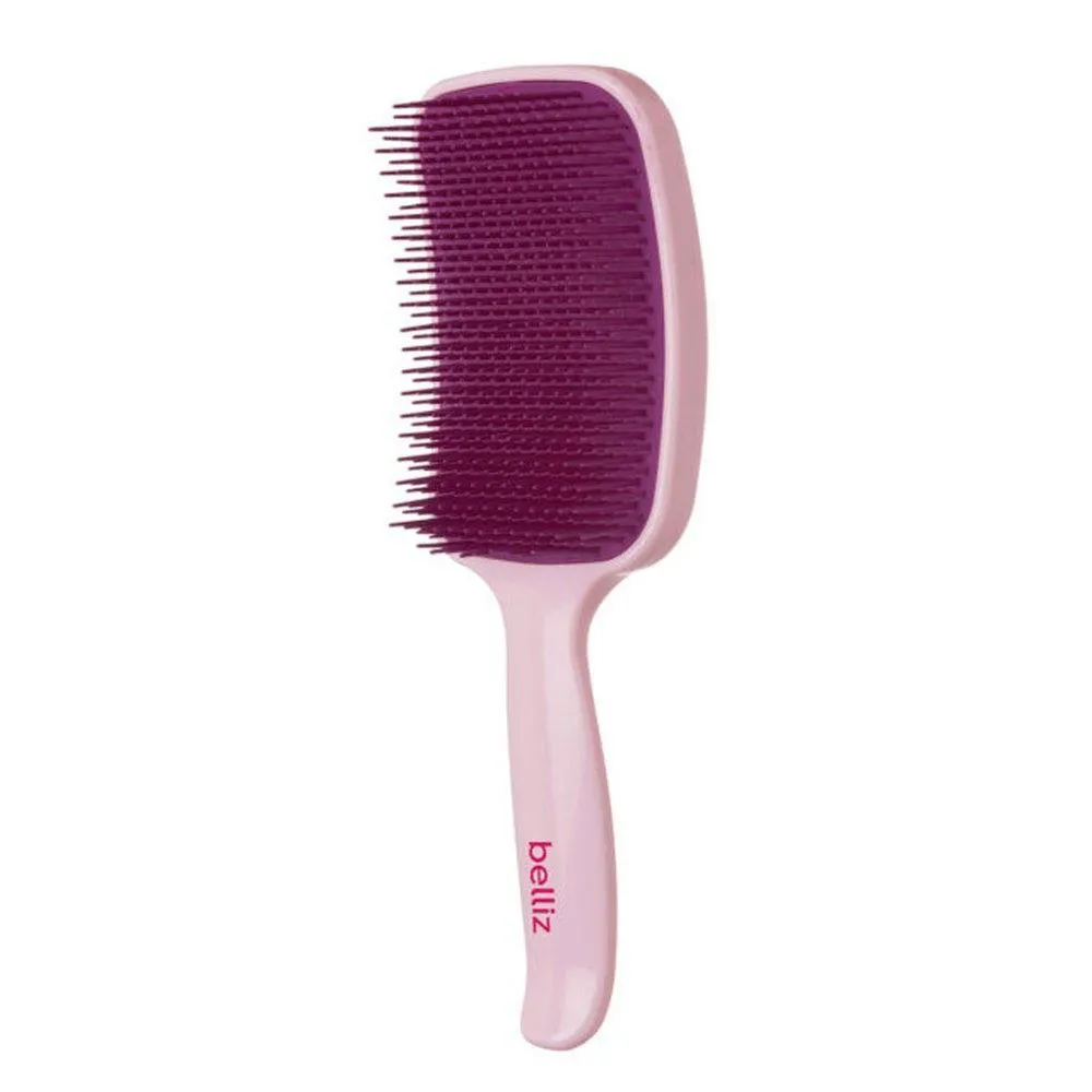 ESCOVA BELLIZ FLEX RAQUETE ROSA - REF 461