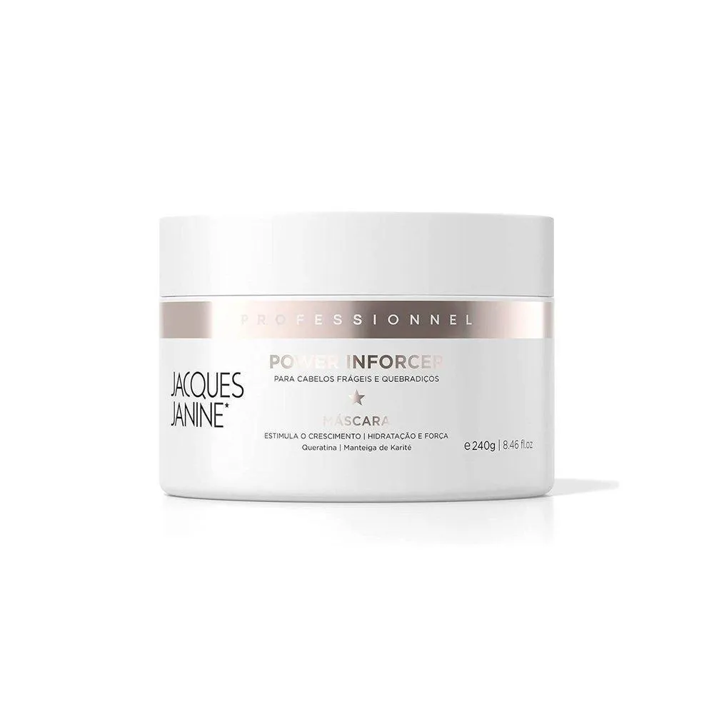 MáSCARA CAPILAR JACQUES JANINE POWER INFORCER - 240G