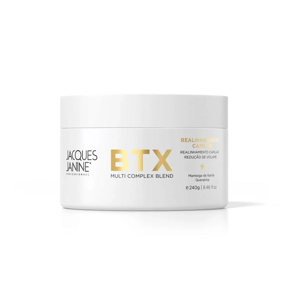 MáSCARA CAPILAR JACQUES JANINE BTX REALINHAMENTO CAPILAR - 240G