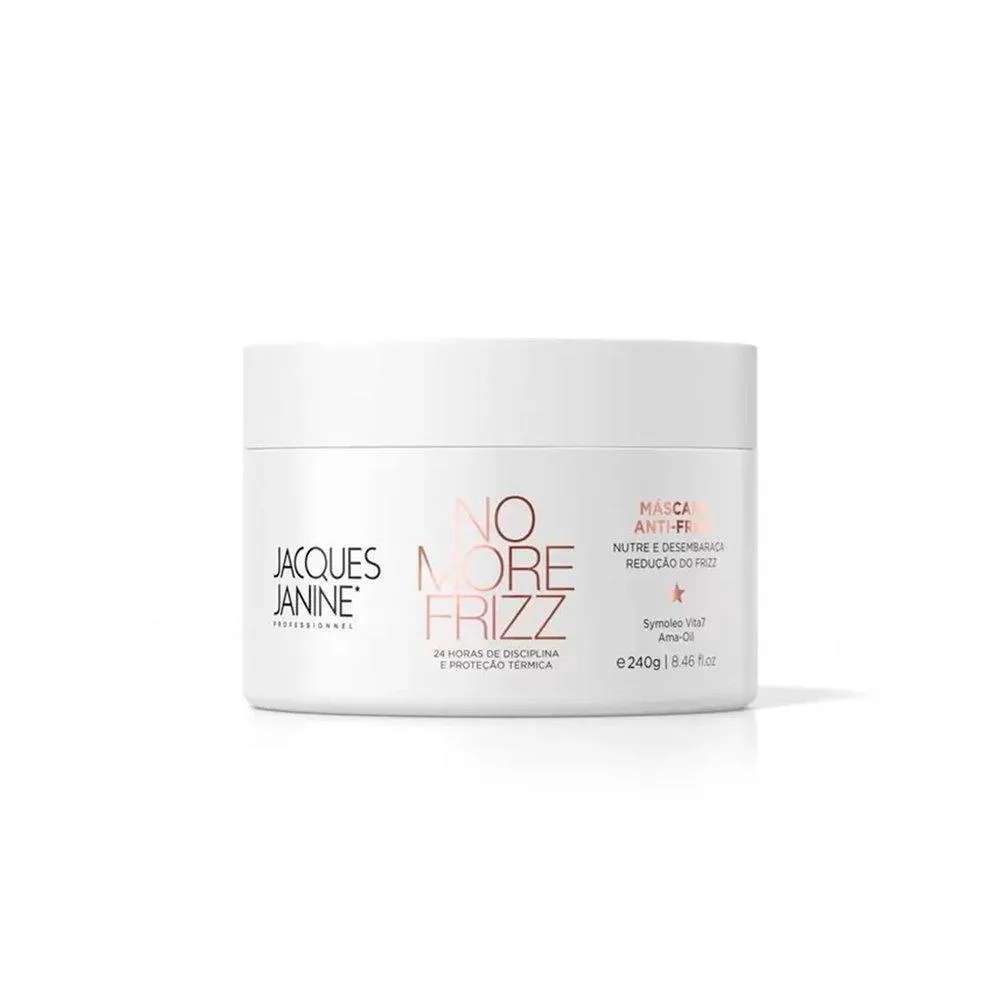 MáSCARA CAPILAR JACQUES JANINE NO MORE FRIZZ - 240G