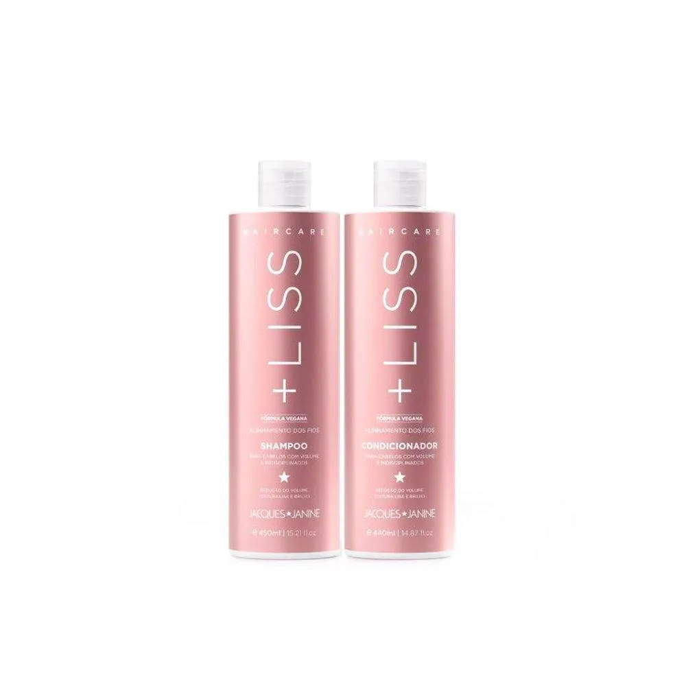 KIT JACQUES JANINE HAIR CARE LISS SHAMPOO 450ML + CONDICIONADOR 440ML