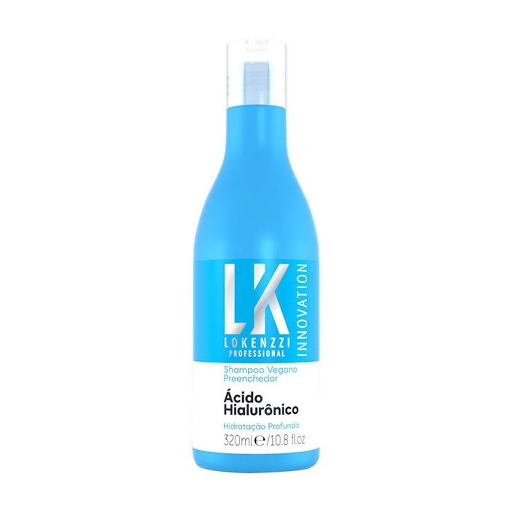 Shampoo Lokenzzi Ácido Hialurônico 320ml