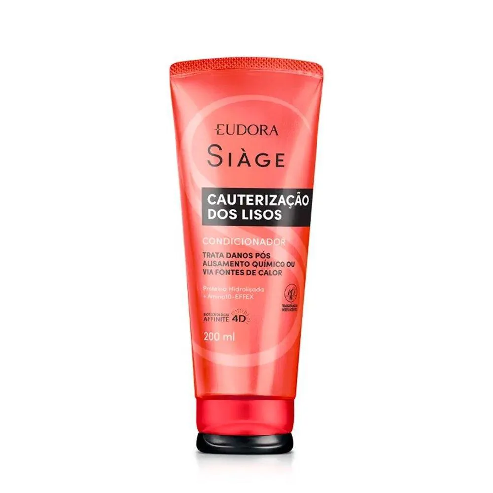 Condicionador Eudora Siàge Cauterização dos Lisos Fortalecimento 200ml