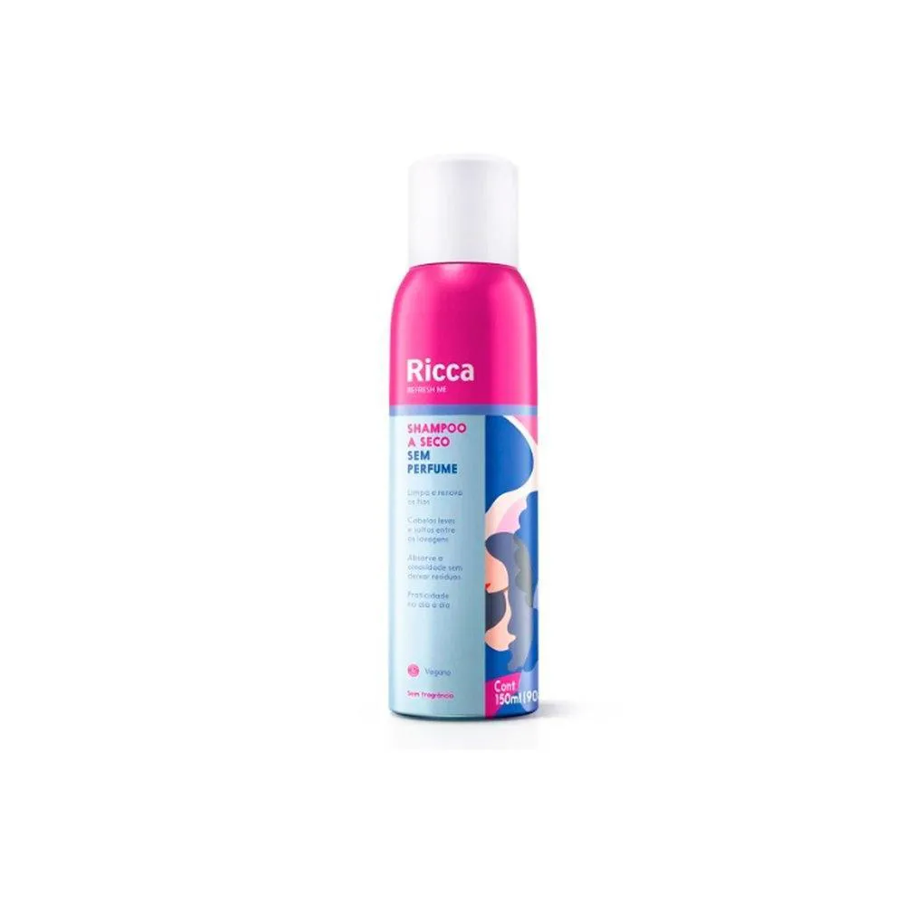SHAMPOO A SECO RICCA SEM PERFUME - 150ML