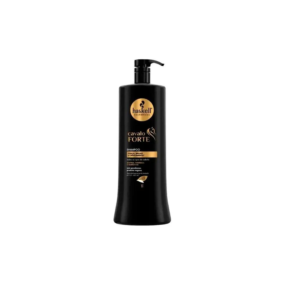 KIT CAVALO FORTE HASKELL - SHAMPOO 1000ML + CONDICIONADOR 1000ML