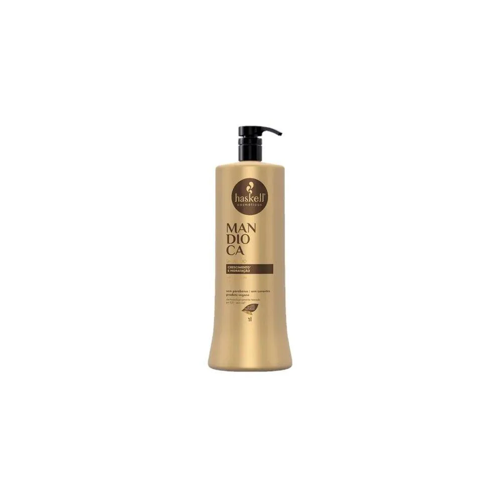 KIT MANDIOCA HASKELL - SHAMPOO 1000ML + CONDICIONADOR 1000ML