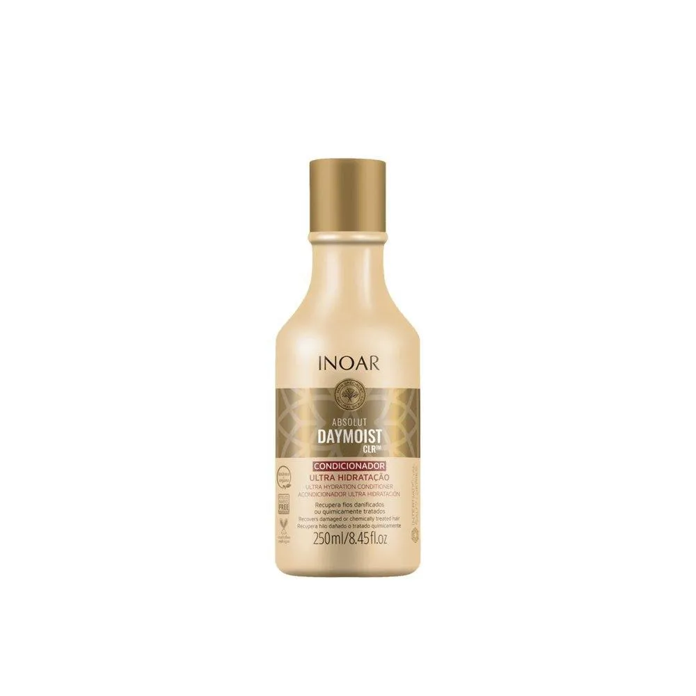 Condicionador Vegano Inoar Absolut Daymoist Reparador Brilho 500ml