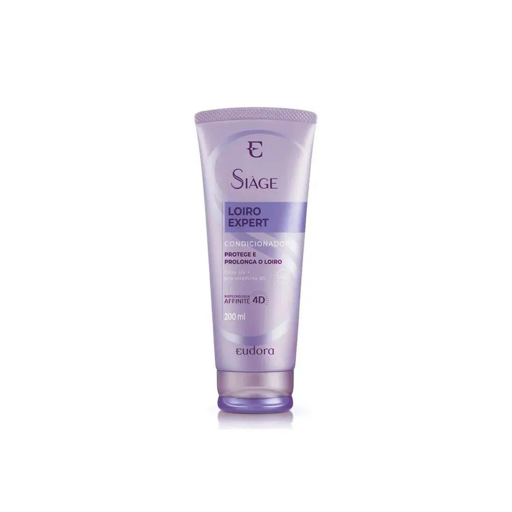 Condicionador Eudora Siàge Loiro Expert Proteção UV 200ml