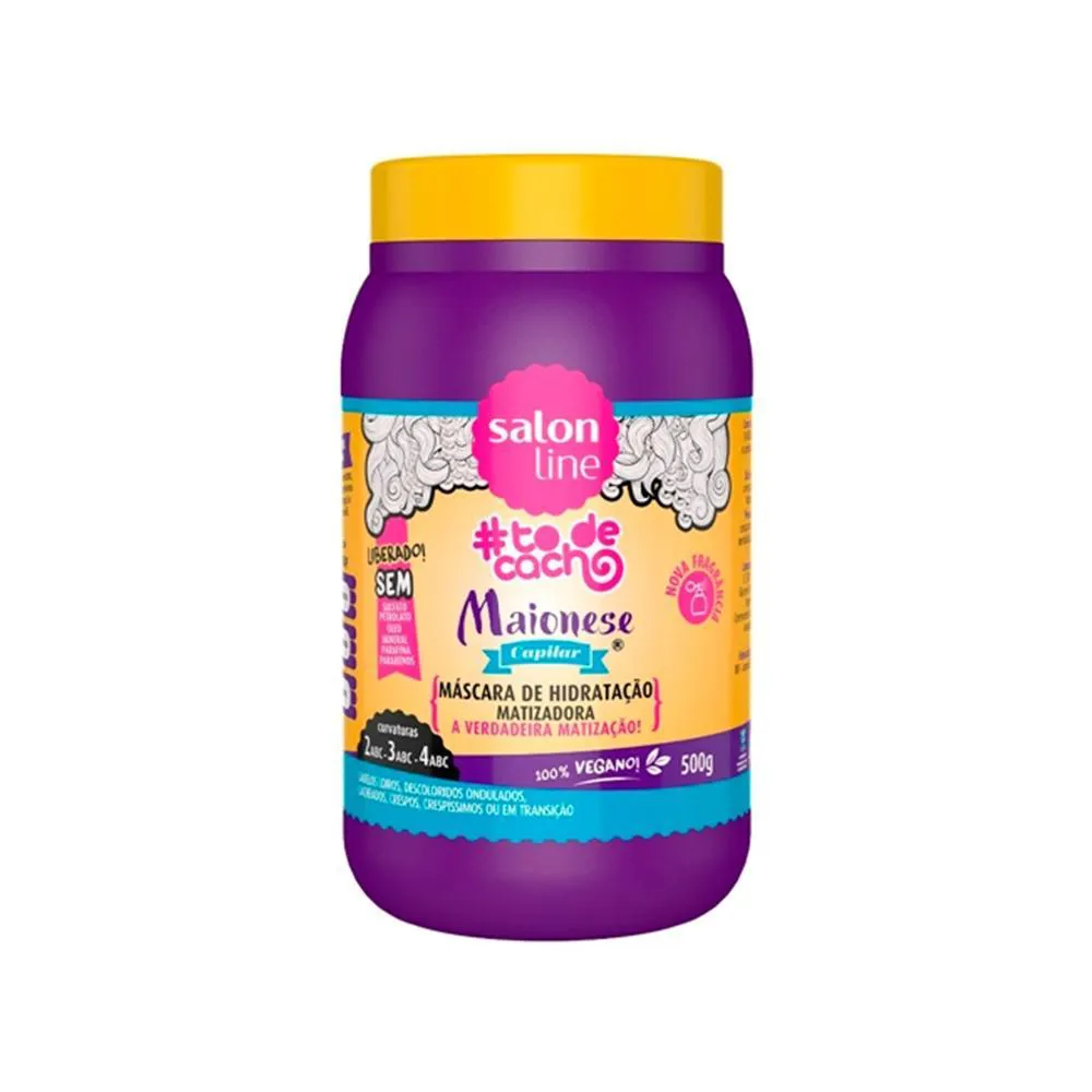 MáSCARA SALON LINE MAIONESE MATIZADORA – 500G