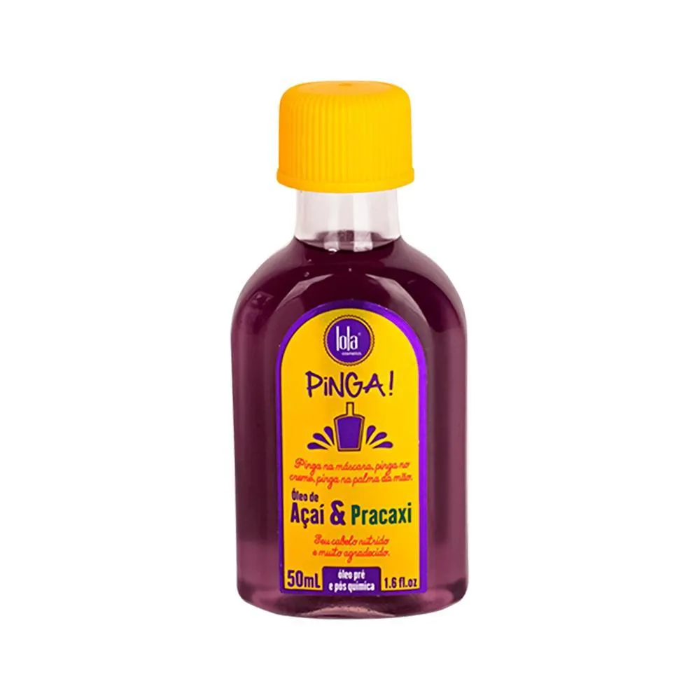 ÓLEO LOLA PRé E PóS QUíMICA PINGA AçAí/PRACAXI – 50ML