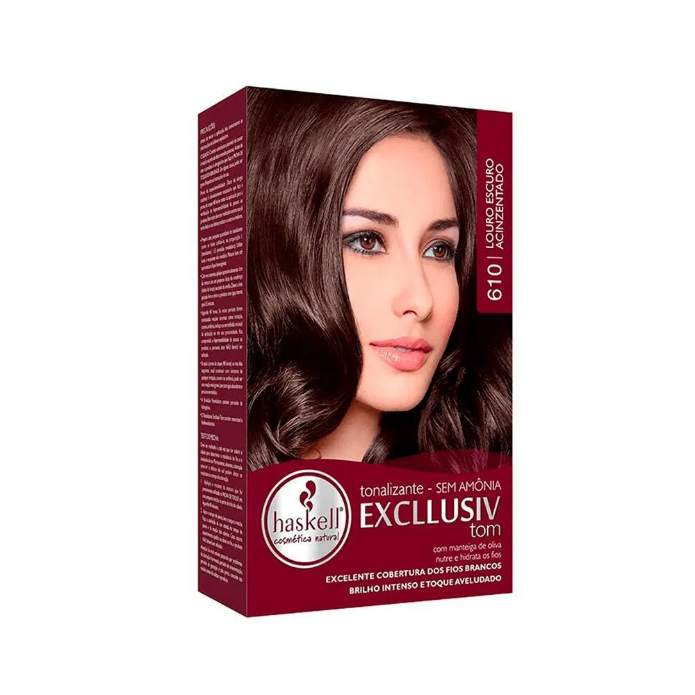 TONALIZANTE HASKELL EXCLLUSIV 610 LOURO ESCURO ACINZENTADO