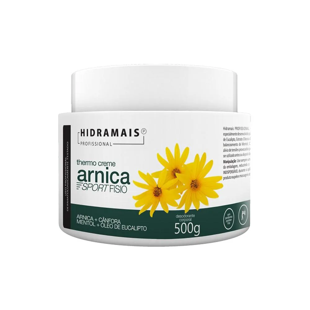 CREME DE MASSAGEM HIDRAMAIS ARNICA SPORT FISIO - 500G