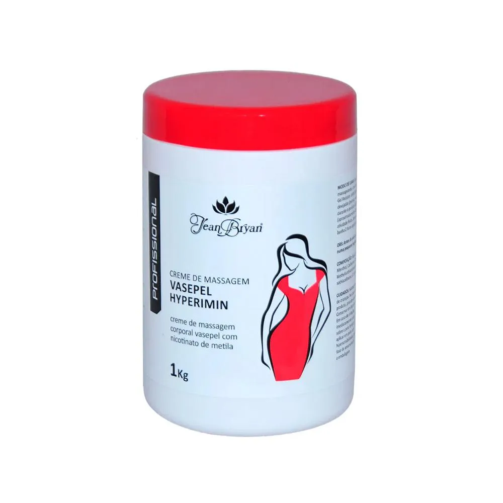 CREME DE MASSAGEM JEAN BRYAN VASEPEL HYPERIMIN- 1KG